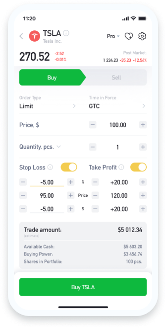 stop loss take profit
