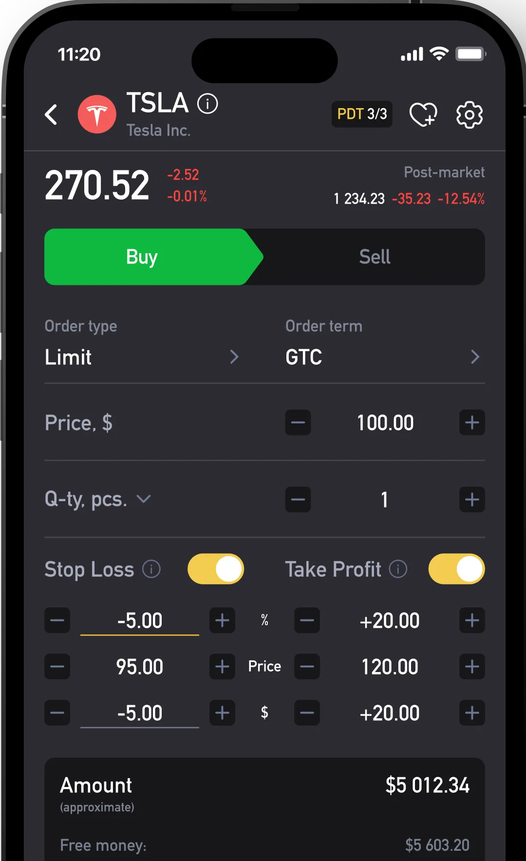Investlink mobile app